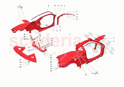 Part Diagram for Ferrari 949122
