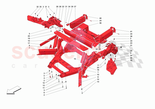 Part Diagram for Ferrari 985827874