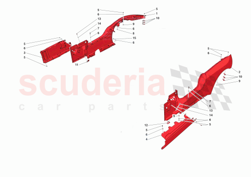 Part Diagram for Ferrari 917338
