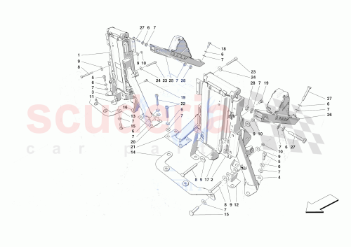 Part Diagram for Ferrari 831176