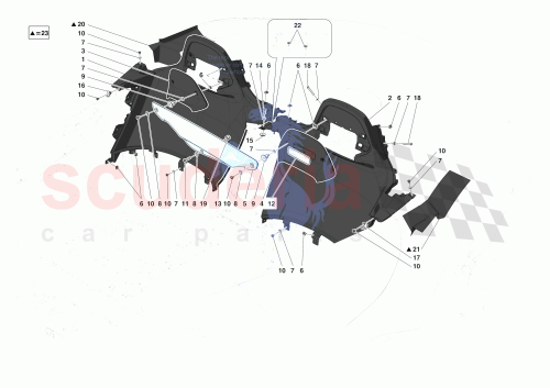 Part Diagram for Ferrari 921850