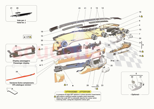 Part Diagram for Ferrari 070007431