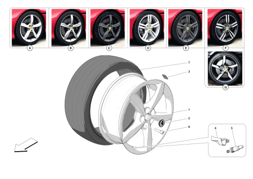 Part Diagram for Ferrari 913102