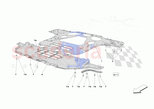 Part Diagram for Ferrari 897682