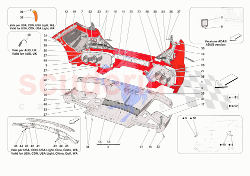 Part Diagram for Ferrari 88980200