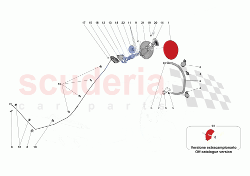 Part Diagram for Ferrari 88945200