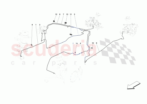 Part Diagram for Ferrari 950193