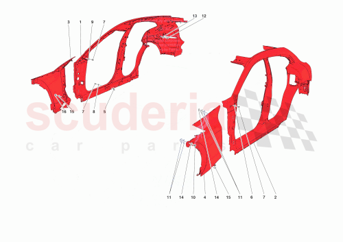 Part Diagram for Ferrari 887114