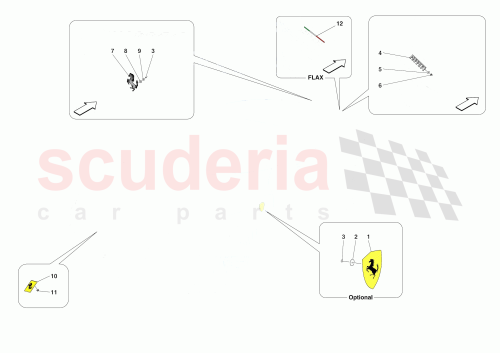 Part Diagram for Ferrari 983028