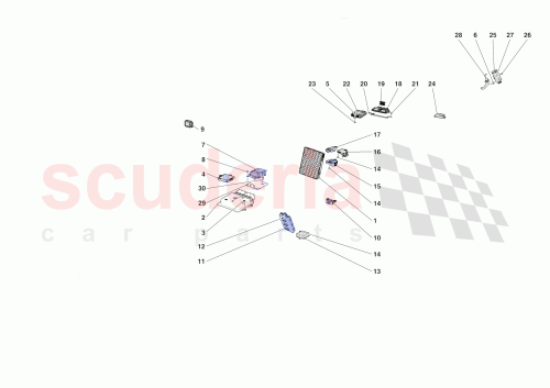 Part Diagram for Ferrari 789779