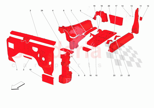 Part Diagram for Ferrari 985896452