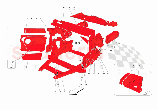 Part Diagram for Ferrari 985910521