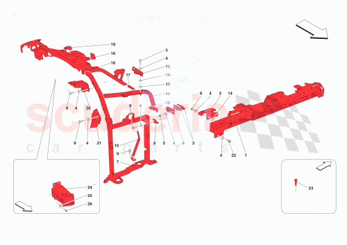 Part Diagram for Ferrari 904608