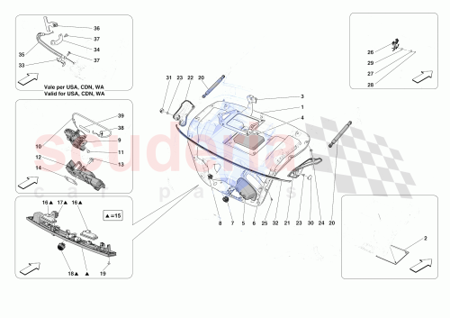 Part Diagram for Ferrari 981491