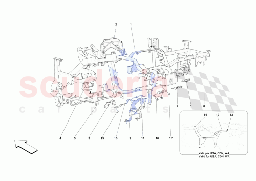Part Diagram for Ferrari 940774