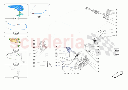 Part Diagram for Ferrari 821502