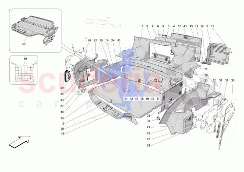 Part Diagram for Ferrari 750104