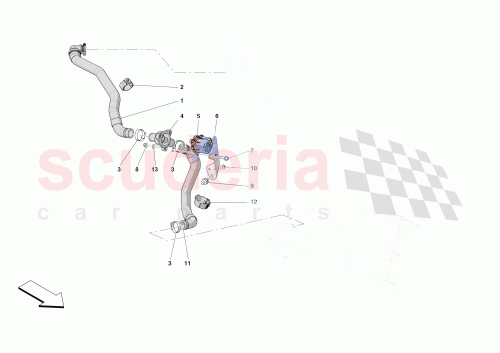 Part Diagram for Ferrari 820020