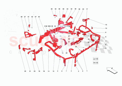 Part Diagram for Ferrari 830370