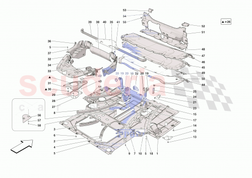 Part Diagram for Ferrari 864392
