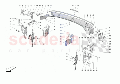 Part Diagram for Ferrari 970713
