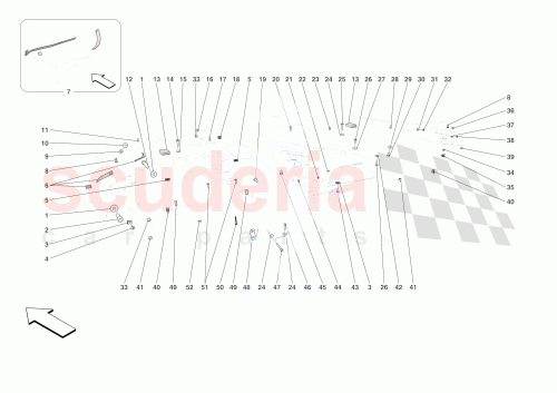 Part Diagram for Ferrari 963365