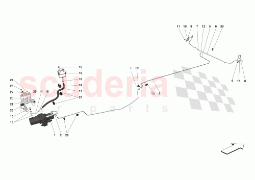 Part Diagram for Ferrari 875946
