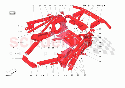 Part Diagram for Ferrari 985571