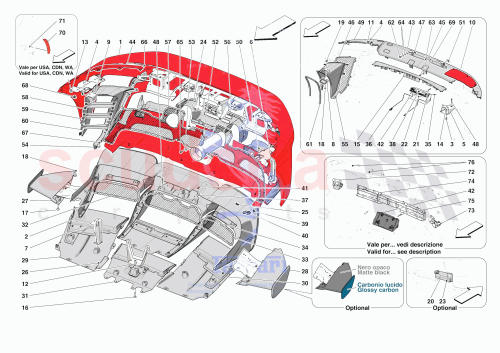 Part Diagram for Ferrari 055014280