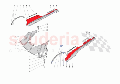 Part Diagram for Ferrari 889476