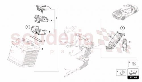 Part Diagram for Lamborghini 47B937548