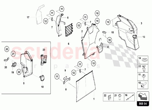 Part Diagram for Lamborghini 475867127D
