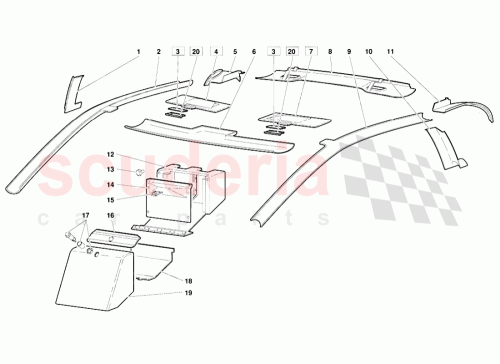 Part Diagram for Lamborghini 009458018