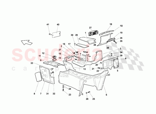 Part Diagram for Lamborghini 410863286B