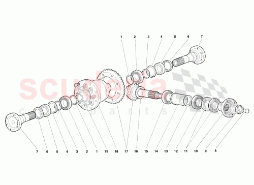 Part Diagram for Lamborghini 002334647