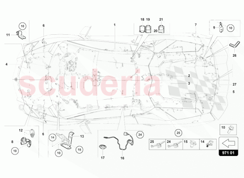 Part Diagram for Lamborghini 1C0971845
