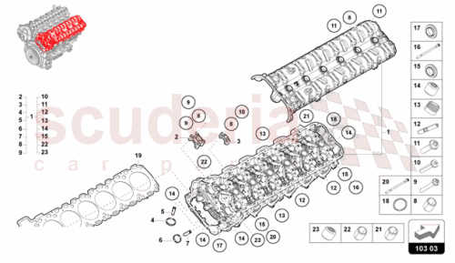 Part Diagram for Lamborghini N10887401