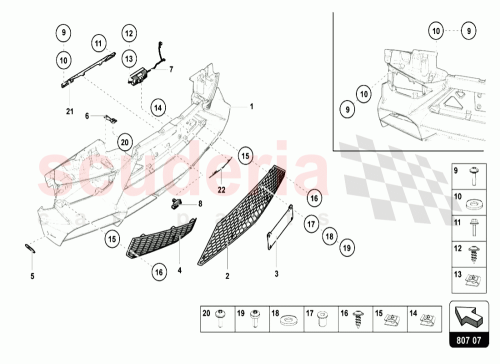 Part Diagram for Lamborghini 470807684A