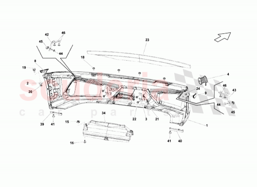Part Diagram for Lamborghini 403807957