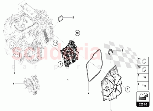 Part Diagram for Lamborghini WHT004115