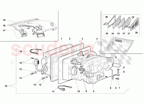 Part Diagram for Lamborghini 413820155A