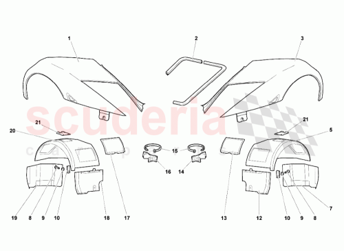 Part Diagram for Lamborghini 410821191