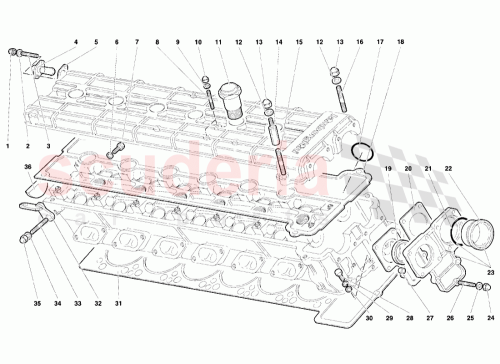 Part Diagram for Lamborghini 001135291