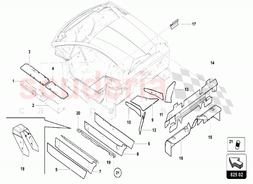 Part Diagram for Lamborghini 475803248