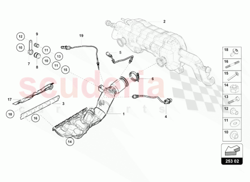 Part Diagram for Lamborghini 4S0906303