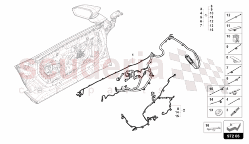 Part Diagram for Lamborghini 47B971029D