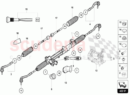 Part Diagram for Lamborghini 471422061J