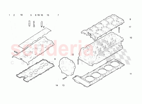 Part Diagram for Lamborghini 07L103484D