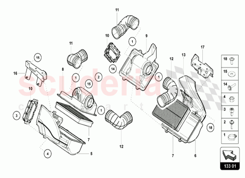 Part Diagram for Lamborghini 470129627C
