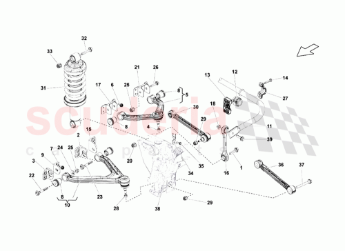 Part Diagram for Lamborghini N10428002
